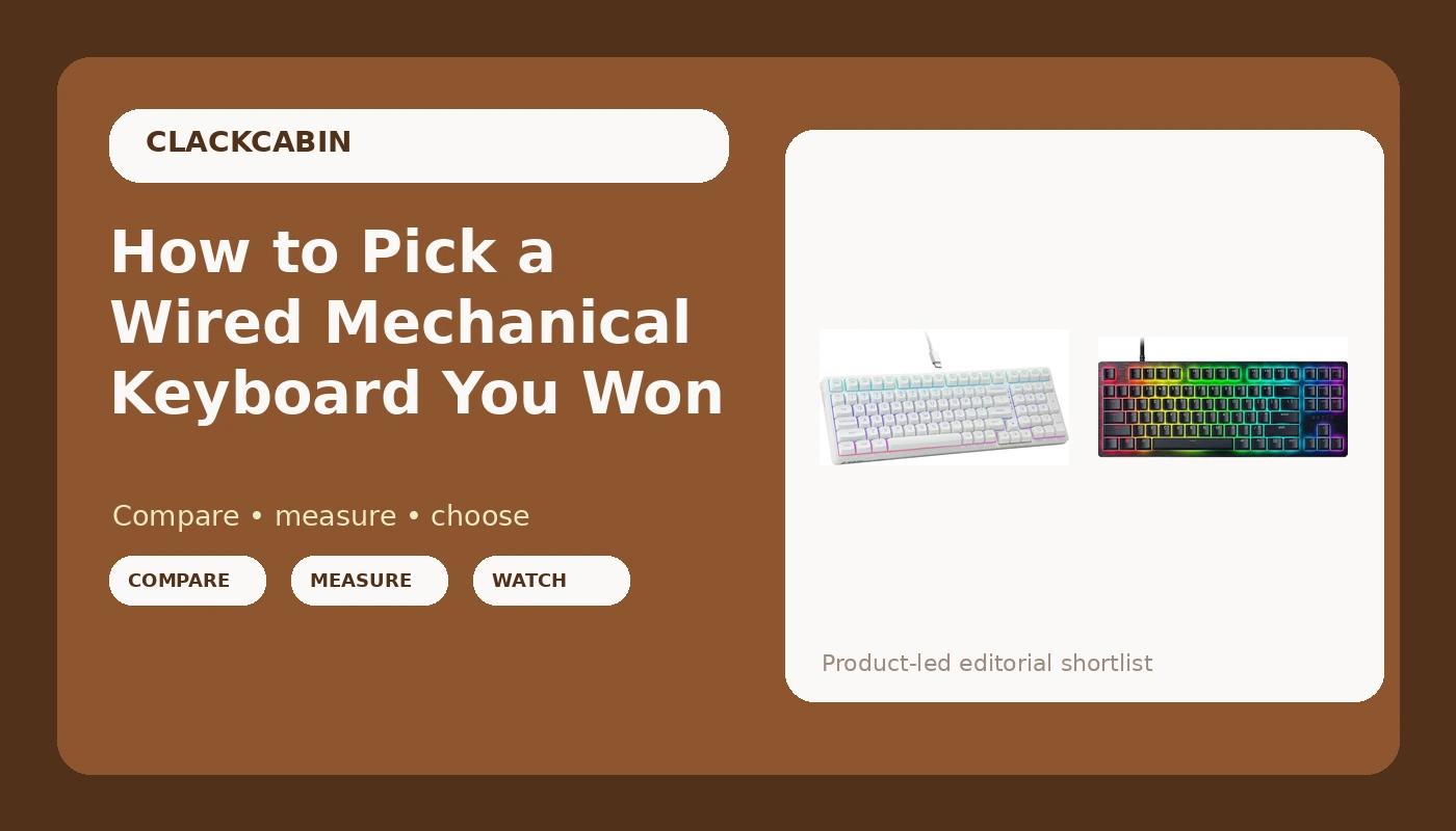 How to Pick a Wired Mechanical Keyboard You Won't Regret