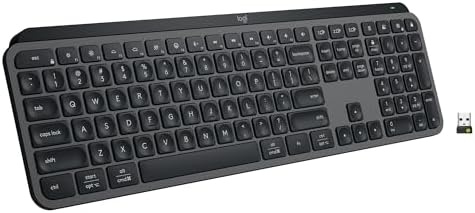 Logitech MX Keys S Wireless Keyboard Low Profile Fluid Precise - Graphite