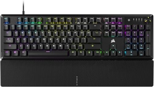 CORSAIR K70 CORE RGB Mechanical Wired Gaming Keyboard with Palmrest