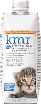 PetAg KMR Kitten Milk Replacer Liquid - 16 oz - Ready-to-Feed Formula with Vitamins for Newborn Kittens to 1 Year - Easy to Digest